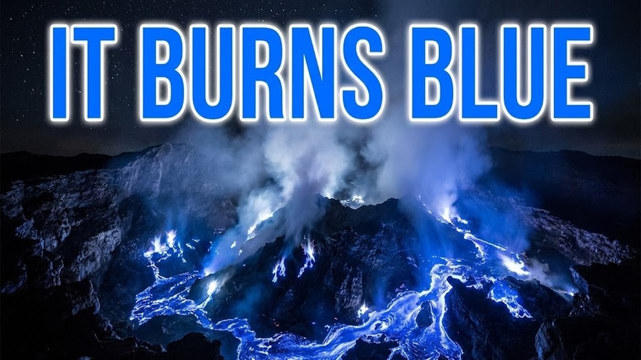 The Only Volcano That Burns Blue: Kawah Ijen Explained