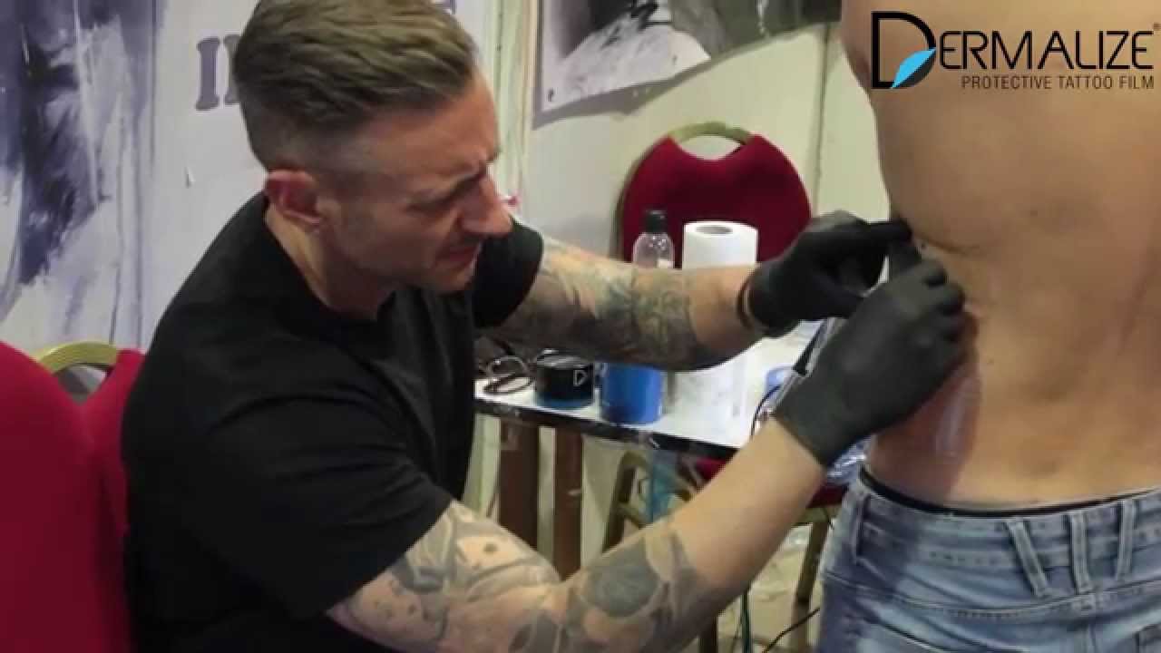 Billi Murran use Dermalize at Milano Tattoo Convention!