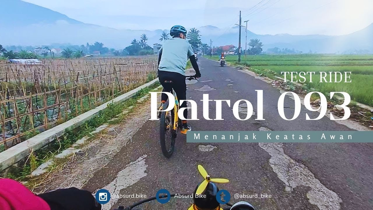 Test Ride Patrol 093 | Menanjak Menuju Desa di Atas Awan Kec. Leles | Lolos Ujian Ditrack Nanjak??