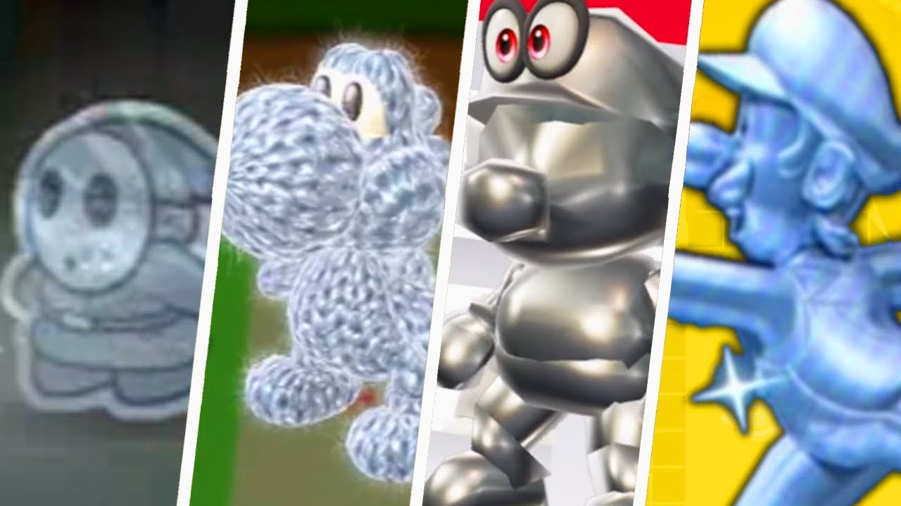 Evolution of Silver Mario Characters (1996 - 2019)