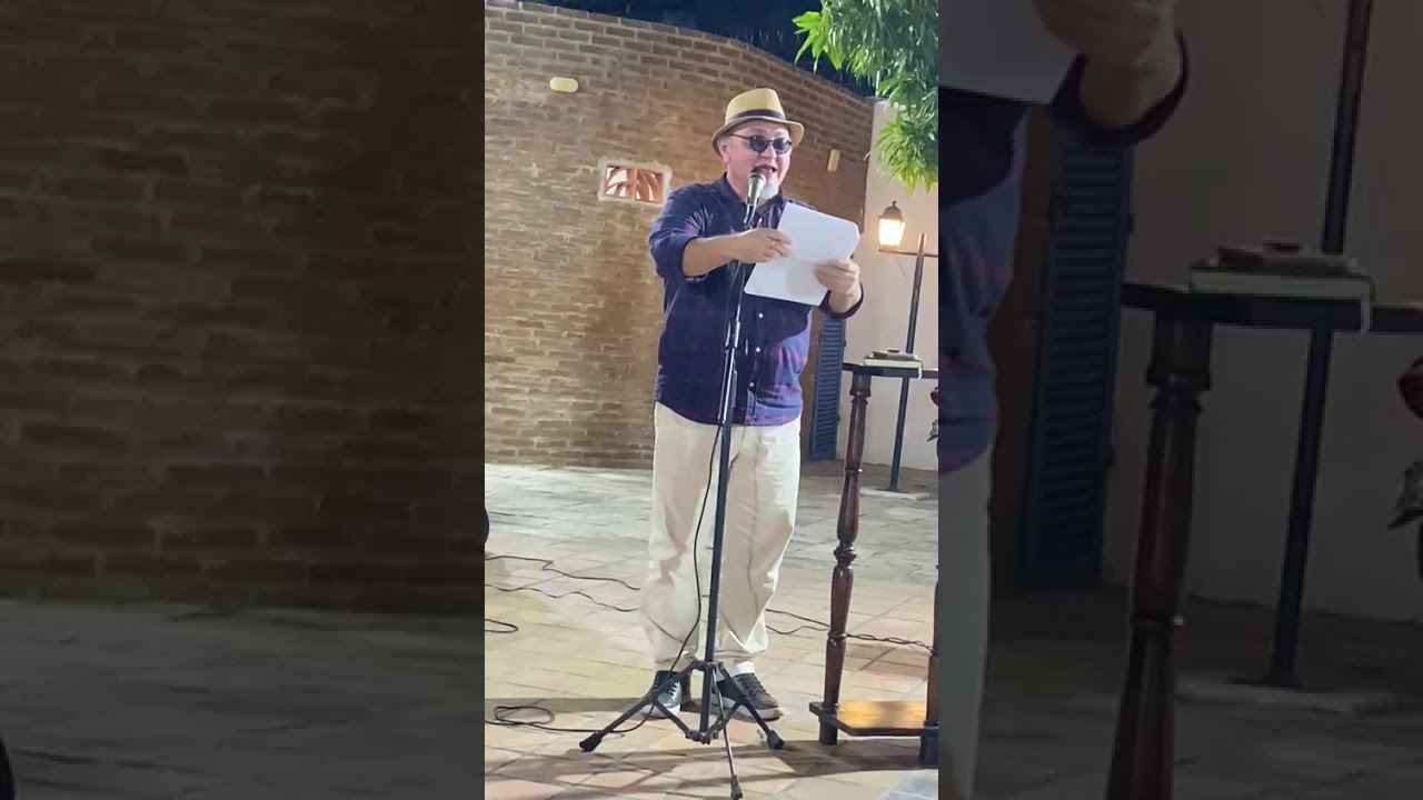 Meu poema TRIBUTO A CHICO PEREIRA apresentado na APL no Por do Sol Literário de janeiro. 
