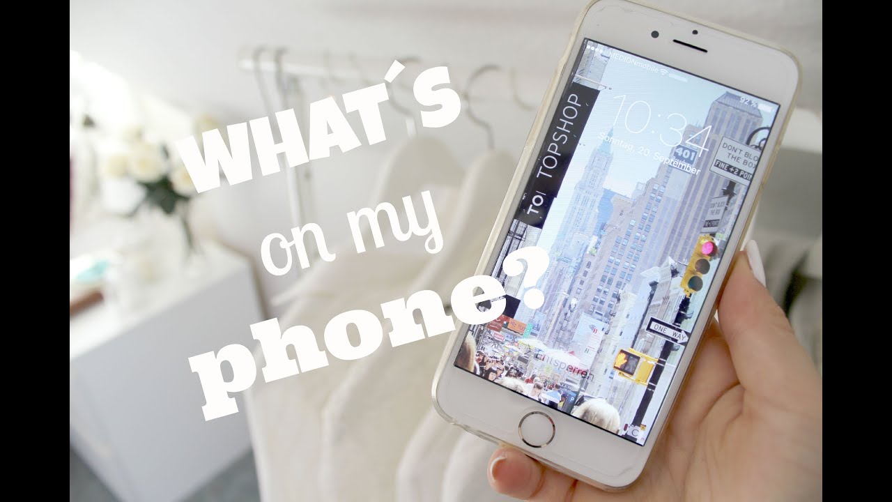 WHAT´S ON MY PHONE? + wie ich meine Fotos bearbeite