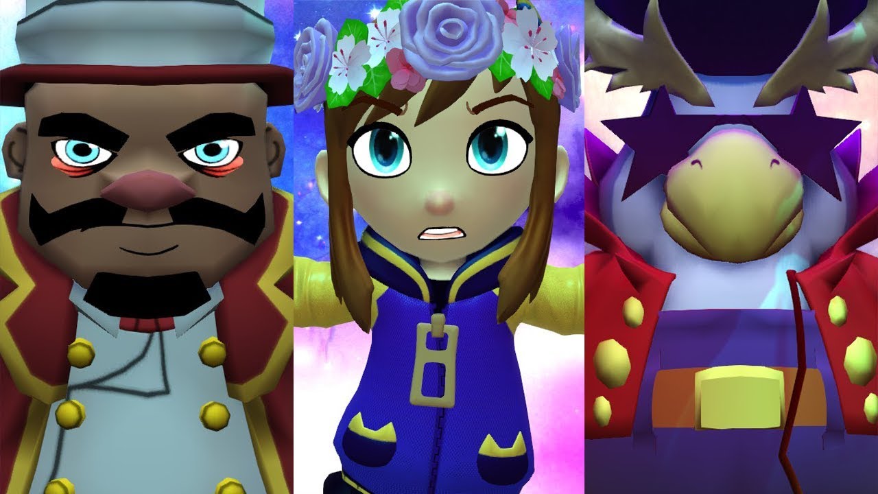 Hat Kid VS All Death Wish Bosses... AT ONCE! + [All Bonuses] - A Hat in Time Mod