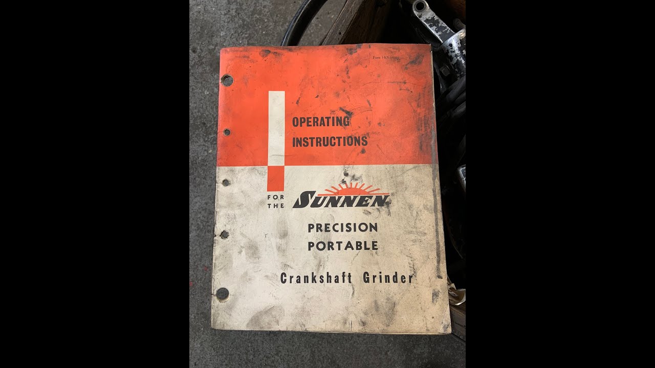 Sunnen Precision Portable Crankshaft Grinder