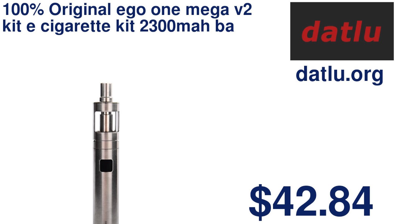 100% Original ego one mega v2 kit e cigarette kit 2300mah battery 4.0ml eGo ONE Mega atomizer elec