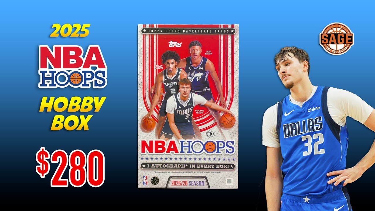 Набор коллекционных карточек Topps NBA Hoops Hobby Box 2025-26 🔥 Давайте отправимся на поиски Флэ...