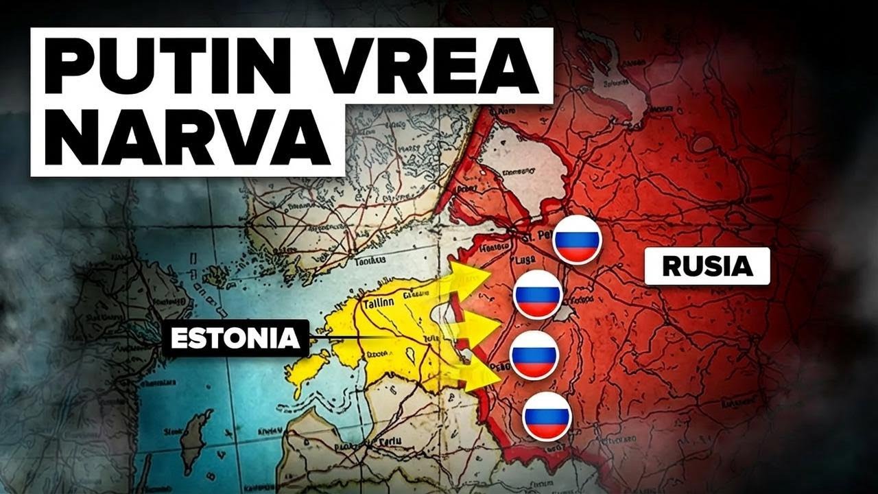 Estonia își pregătește orașul Narva pentru o posibilă invazie rusească