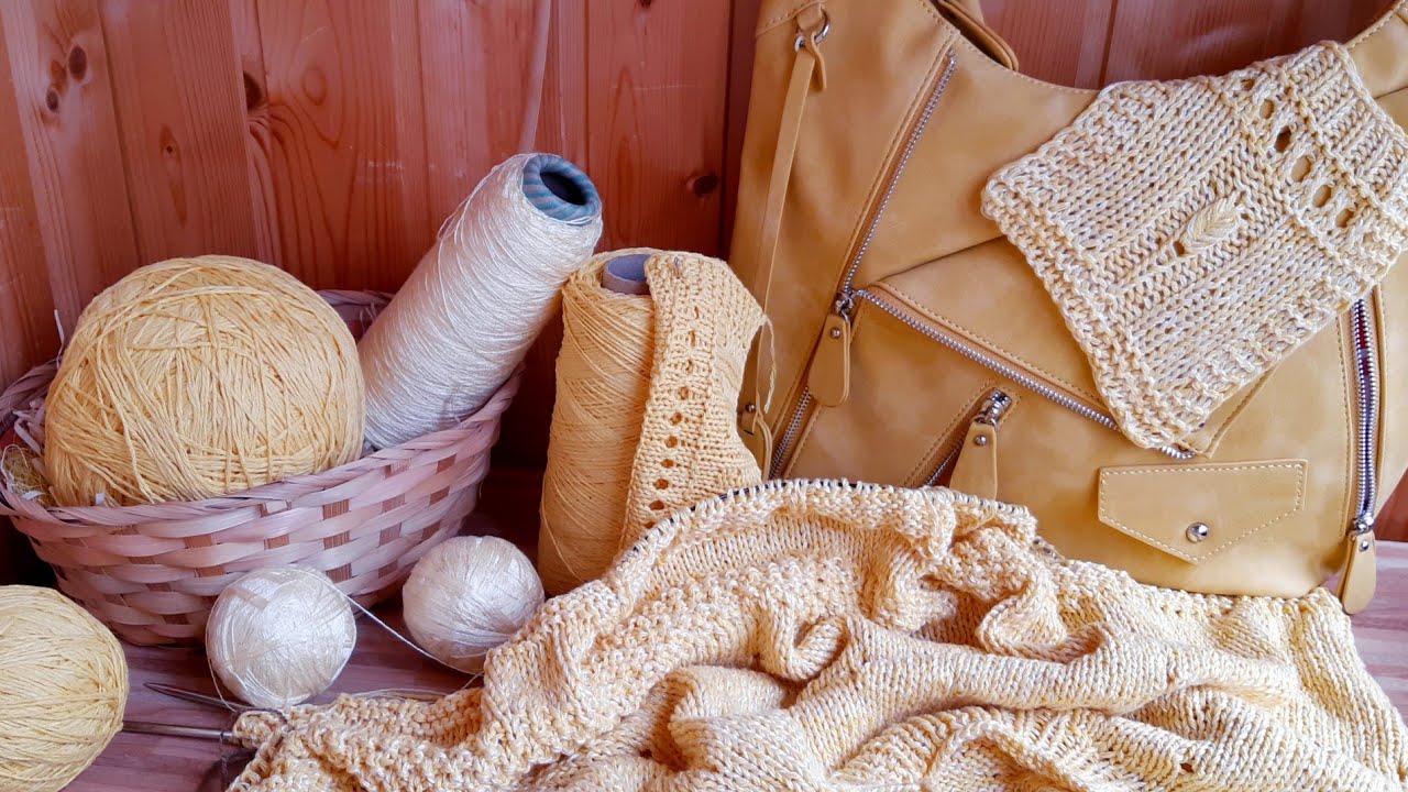 ВЯЗАНИЕ🧶 Потрясающего Состава Джемпер /Начало Процесса #вязаниеспицами  #круглаякокетка