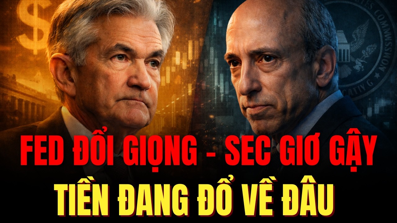 Fed Đổi Giọng – SEC Giơ Gậy: Dòng Tiền Đang Đổ Về Crypto Theo Cách Ít Ai Ngờ | KHAI PHÁ TÀI VẬN