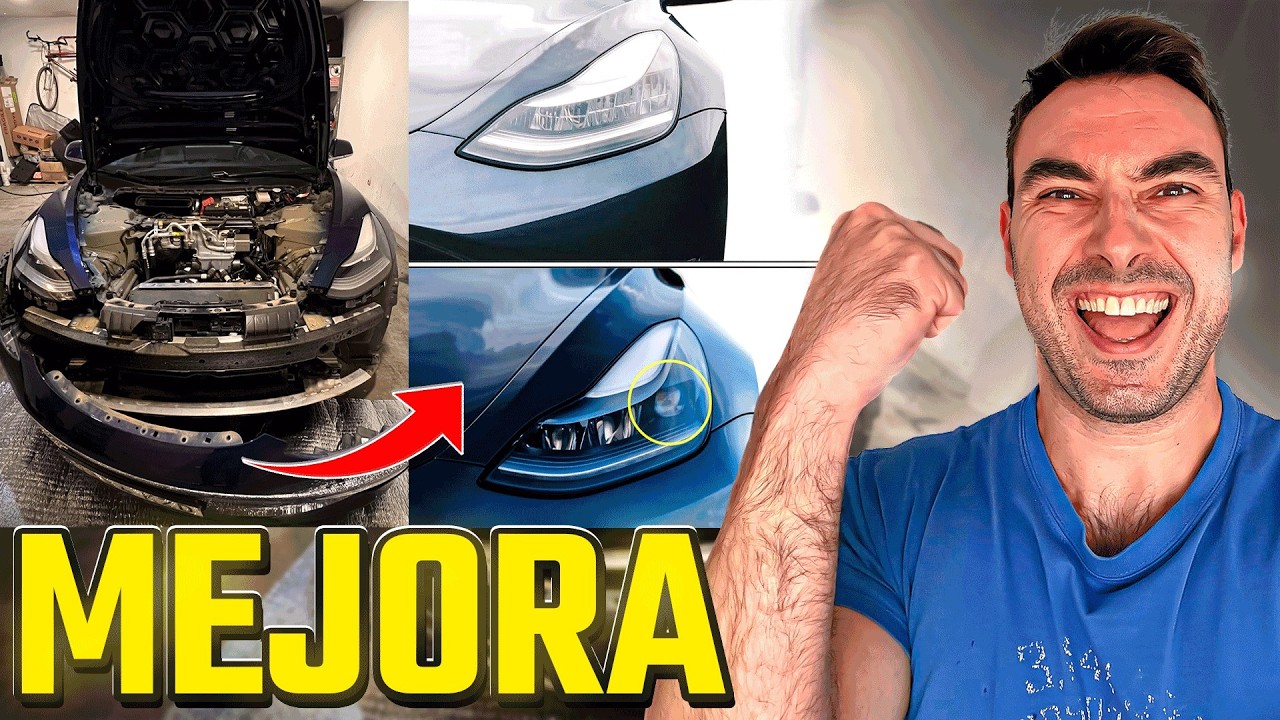 La Actualización que Tesla NO OFRECE: Faros Matriciales en mi Model 3