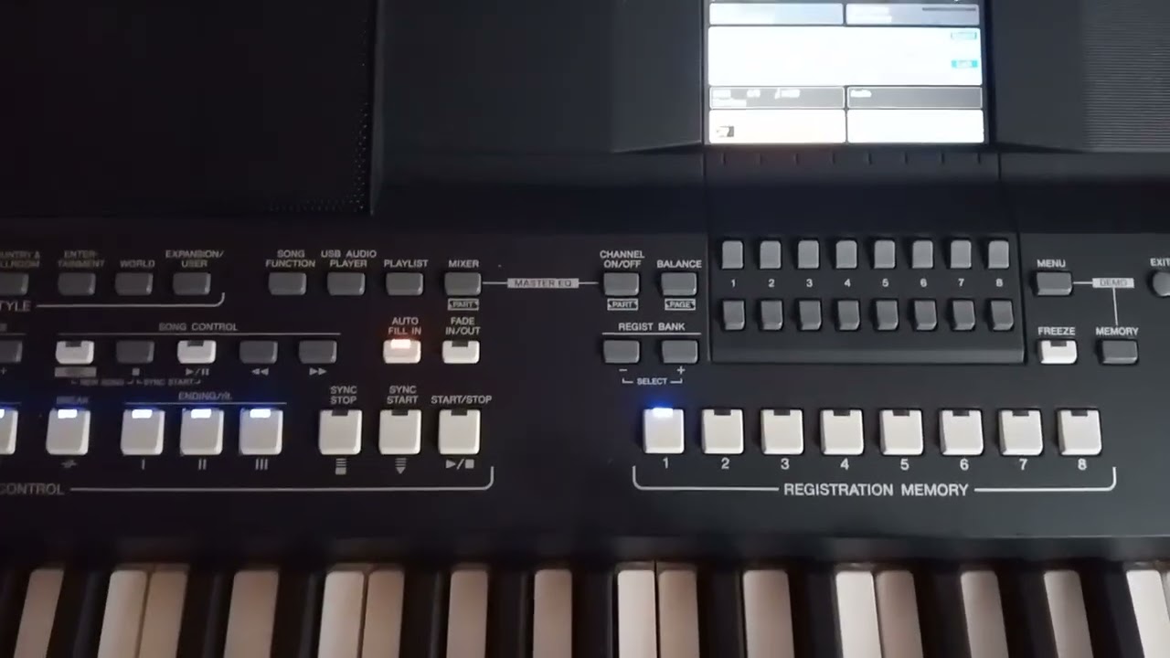 YAMAHA SX600: CÓMO ELIMINAR LOS INSTRUMENTOS QUE NO NOS GUSTAN DE LOS RITMOS.  