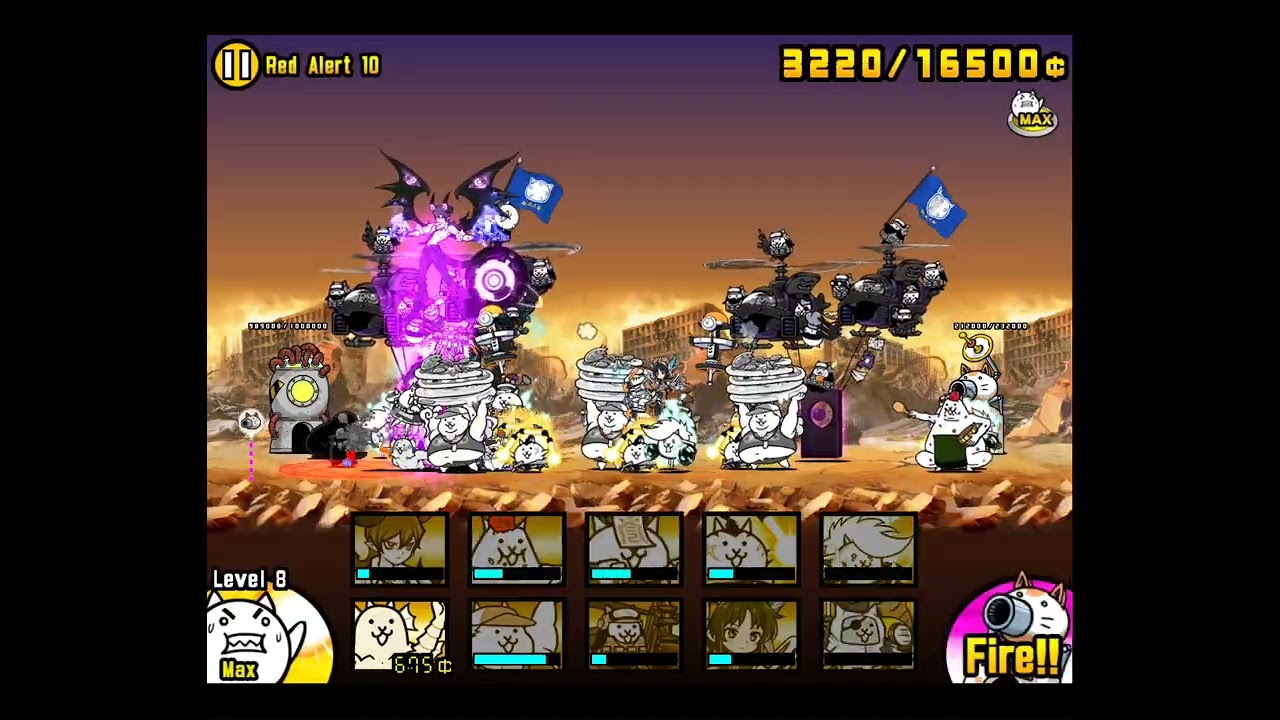 Battle Cats! Baron Seal Level 10 conquered awesome game 🔥🔥