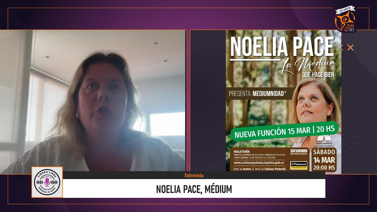 NOELIA PACE se emocionó en PIEDRA LIBRE | Radio Estación Sur - 09/03/2026