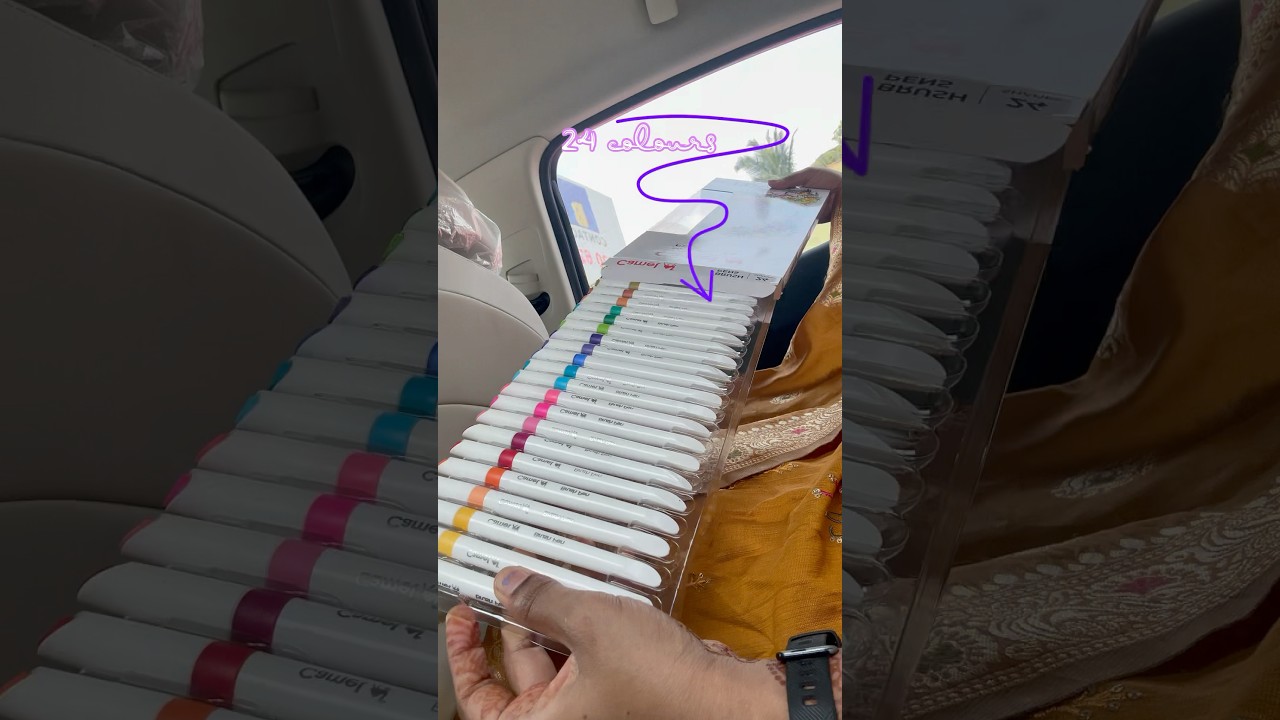 Drawing in car😱😍#tamil #trending #art #shorts #artwork #unboxing