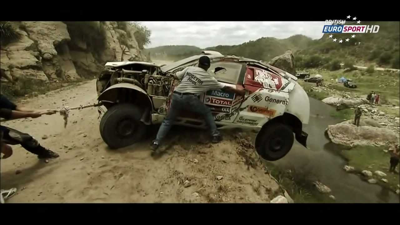 Benediktas Vanagas and Saulius Jurgelėnas on the edge at DAKAR 2013 HD