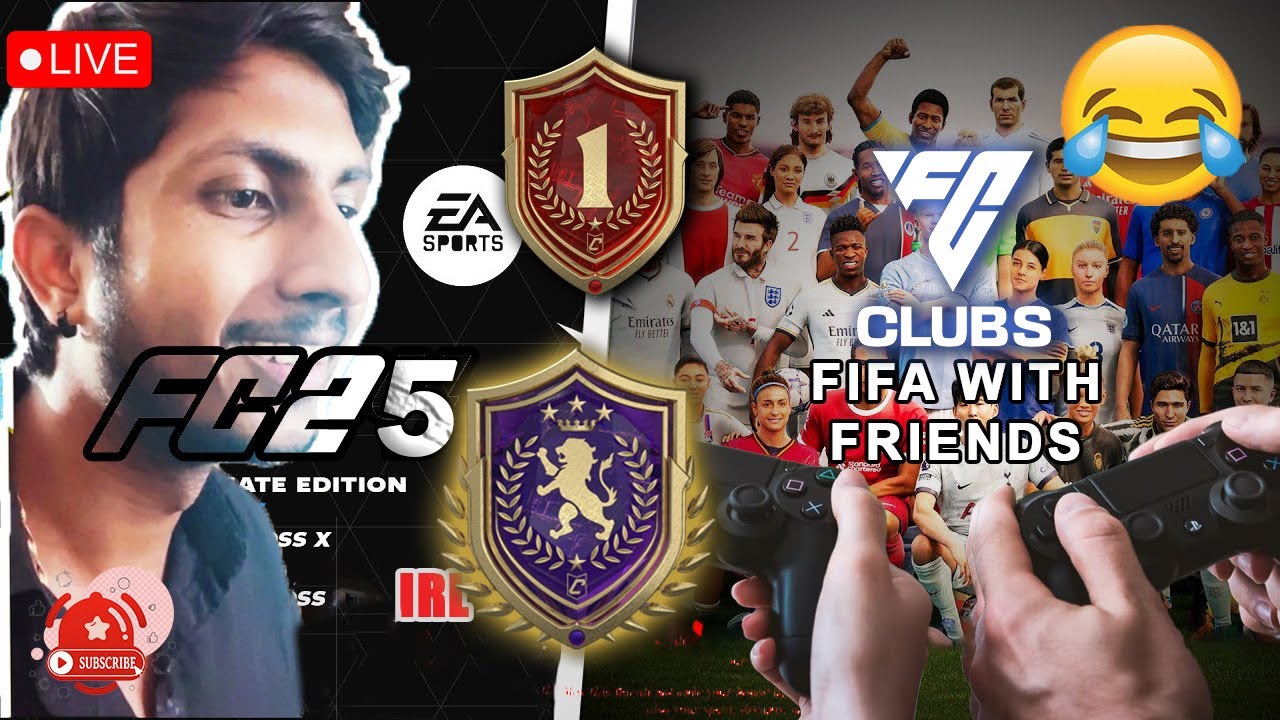 ⚽ FIFA 25 LIVE 🔴 | Ranked Grind, Clutches & Insane Goals! #fifa25 #fifaIndia #shortslive #funny