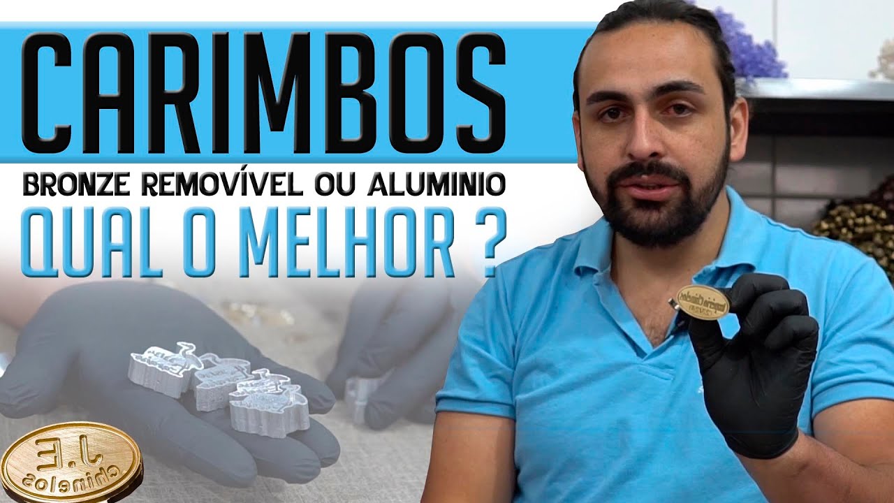CARIMBO BRONZE REMOVÍVEL OU ALUMINIO QUAL O MELHOR ?