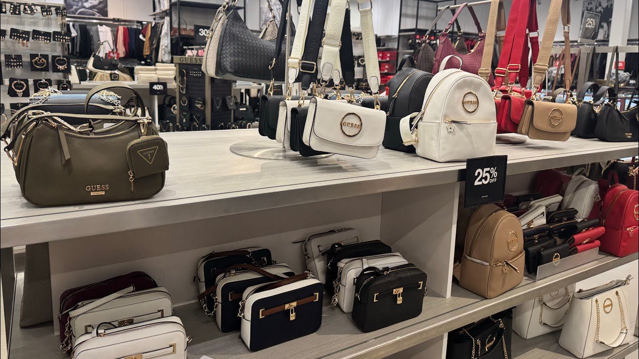 GUESS OUTLET ~BAG~WALLET ~SHOES #shopping #sale sale up to 60% off
