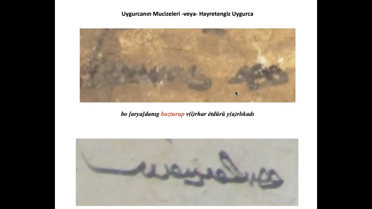 Eski Uygurcanın Mucizeleri - Uygurcanın Harikalığı