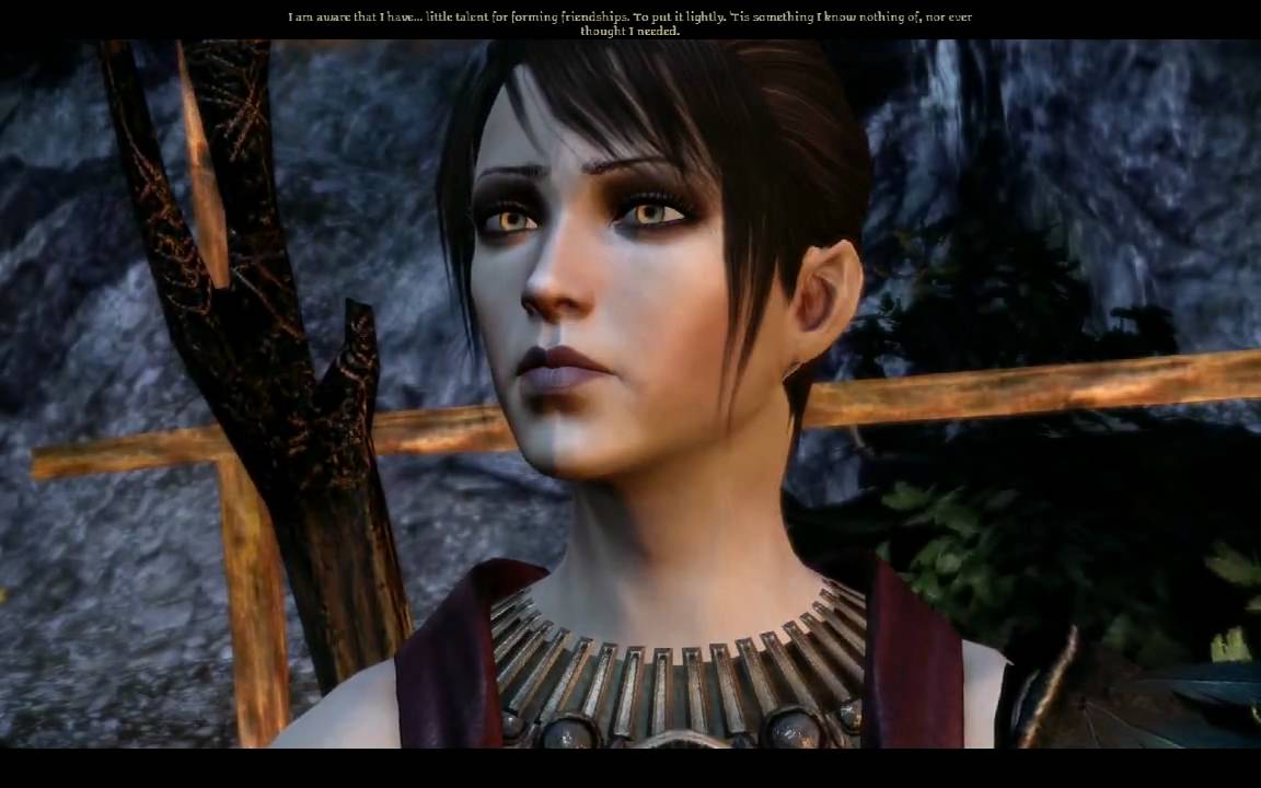 Dragon Age: Origins Morrigan being close to tears =)