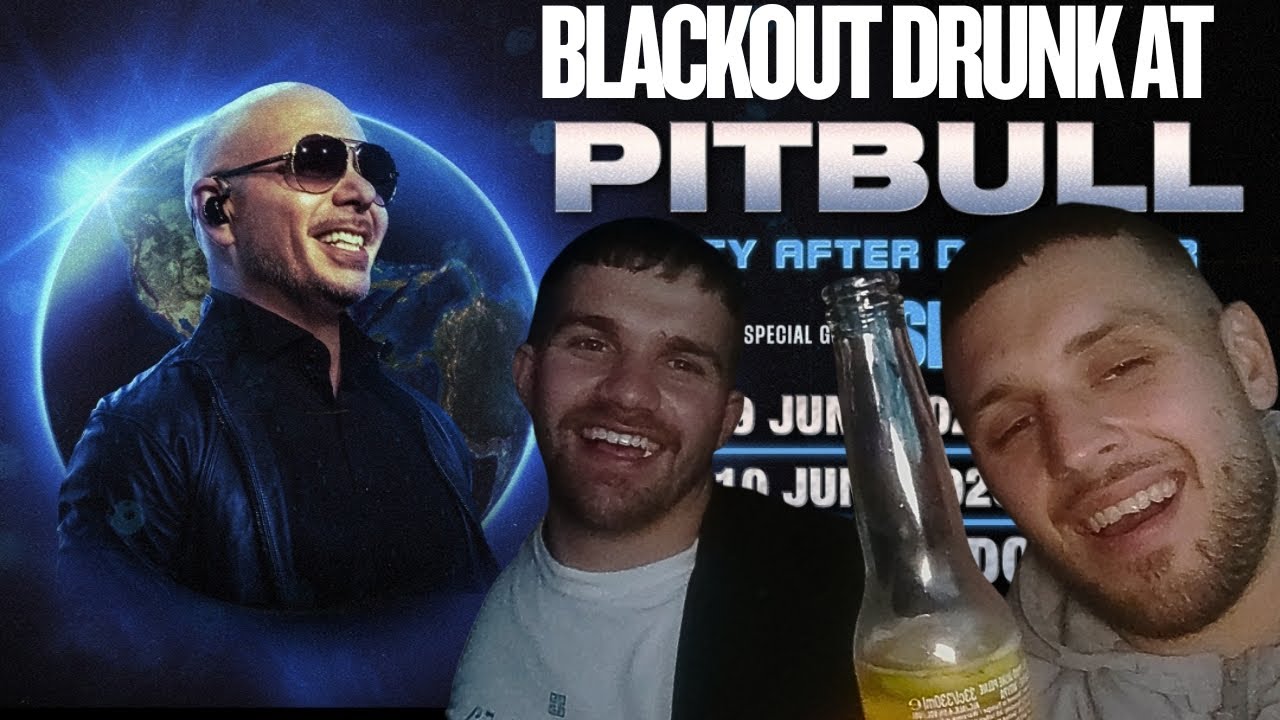 Getting BLACKOUT Drunk at Pitbull Concert! (Party After Dark Tour) 