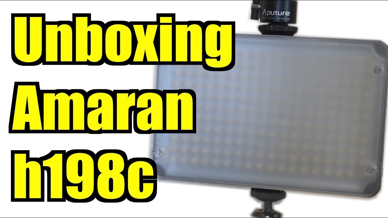 Amaran AL-198c Unboxing and Review