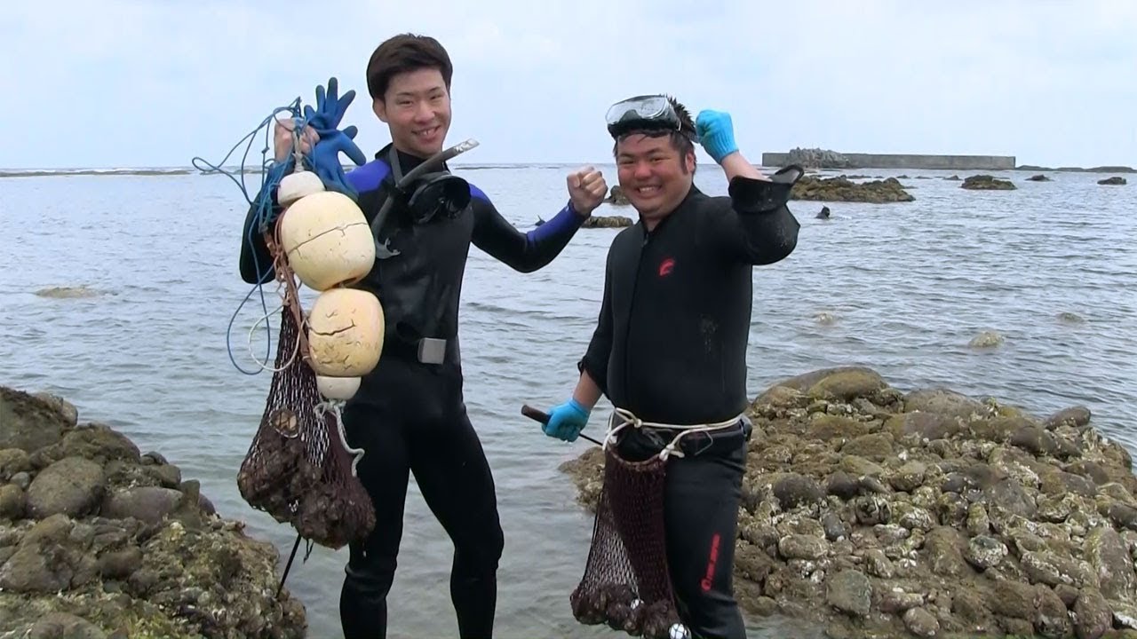 種子島海の旬の味覚ナガラメ漁始まる！2018年