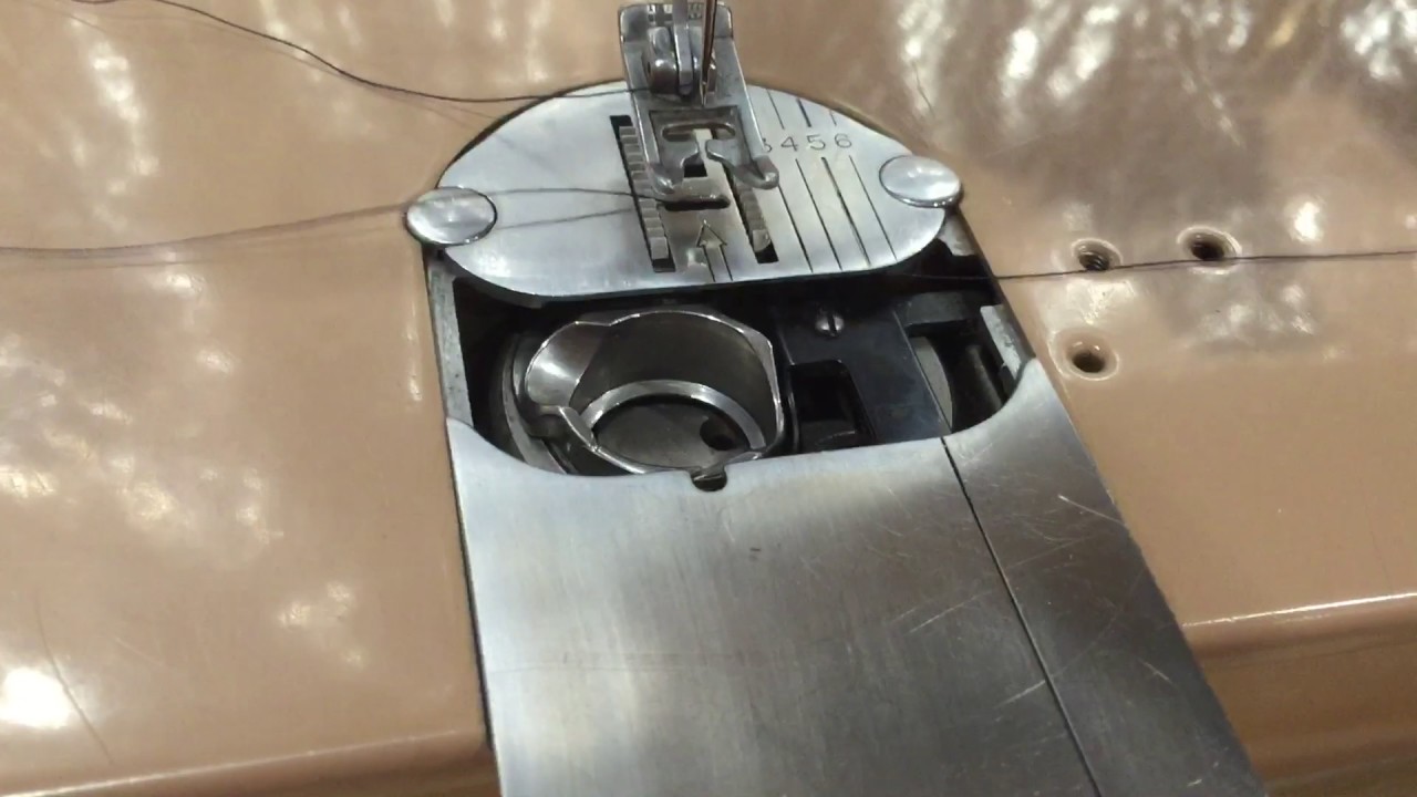 Singer 401a threading and bobbin