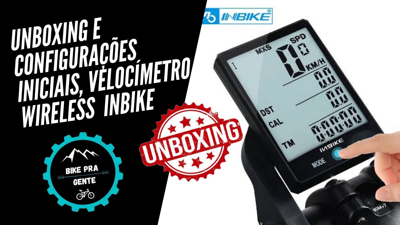 UNBOXING E CONFIGURAÇÃO DO VELOCÍMETRO INBIKE  - [ÓTIMO CUSTO BENEFÍCIO]