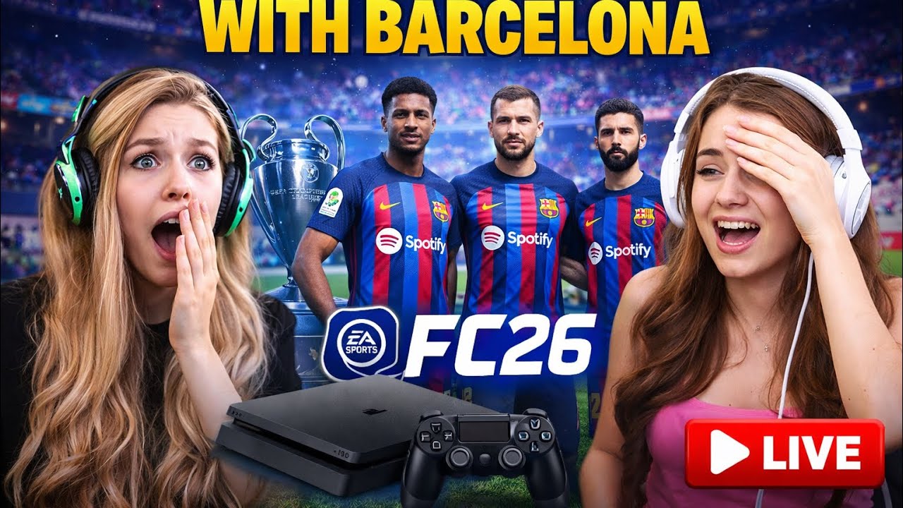 Let us Humble Random Chicks Online With Barcelona in Fc26 Live