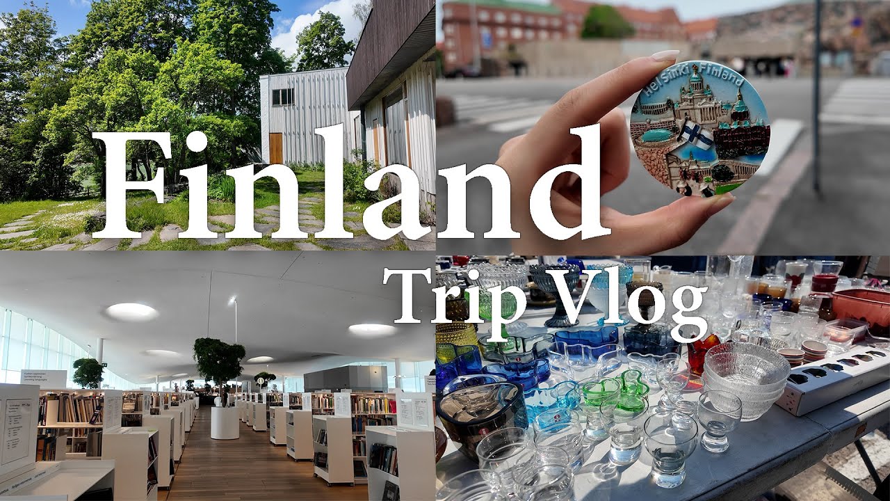 フィンランド旅🇫🇮後編｜アアルト見学｜蚤の市｜無印良品｜ Vlog