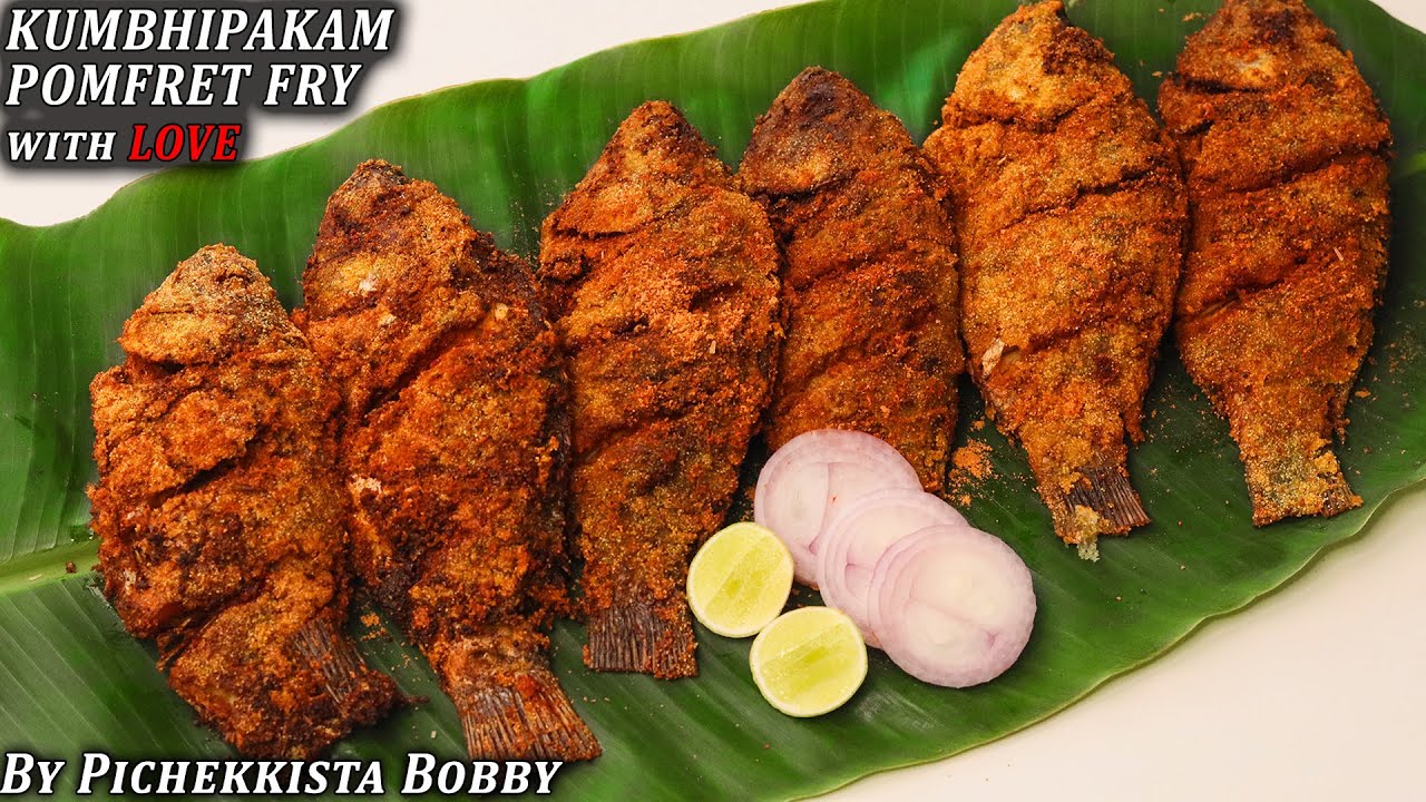 This Crazy Indian Man Can Fry Fish Like a Pro! KUMBHIPAKAM TILAPIA FISH FRY by PICHEKKISTA BOBBY