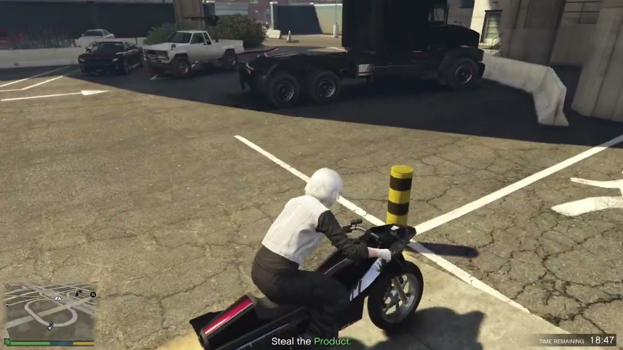 Grand Theft Auto V Mk1 Oppressor moving truck land