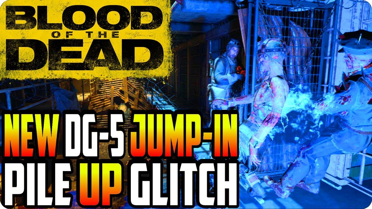 BO4 Zombie Glitches: New DG-5 Jump-In Zombie Pile Up Glitch - Blood Of The Dead Glitches
