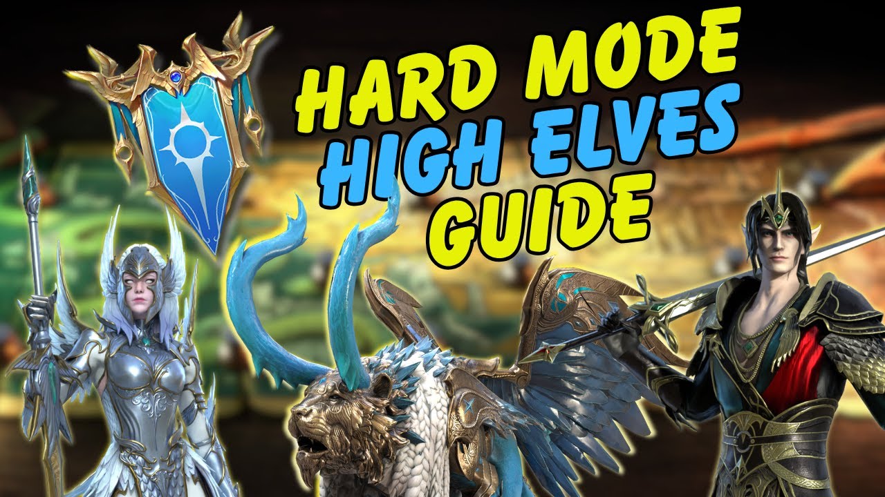 High Elves Hard Mode 1-21 FULL GUIDE | How to 3★ Every Stage & Trial |Raid Shadow Legends