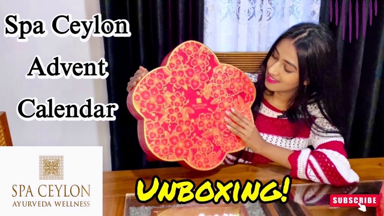 Spa Ceylon Advent Calendar 2025🙊|Unboxing Video|Spa Ceylon Wellness and Beauty Calendar #spaceylon 