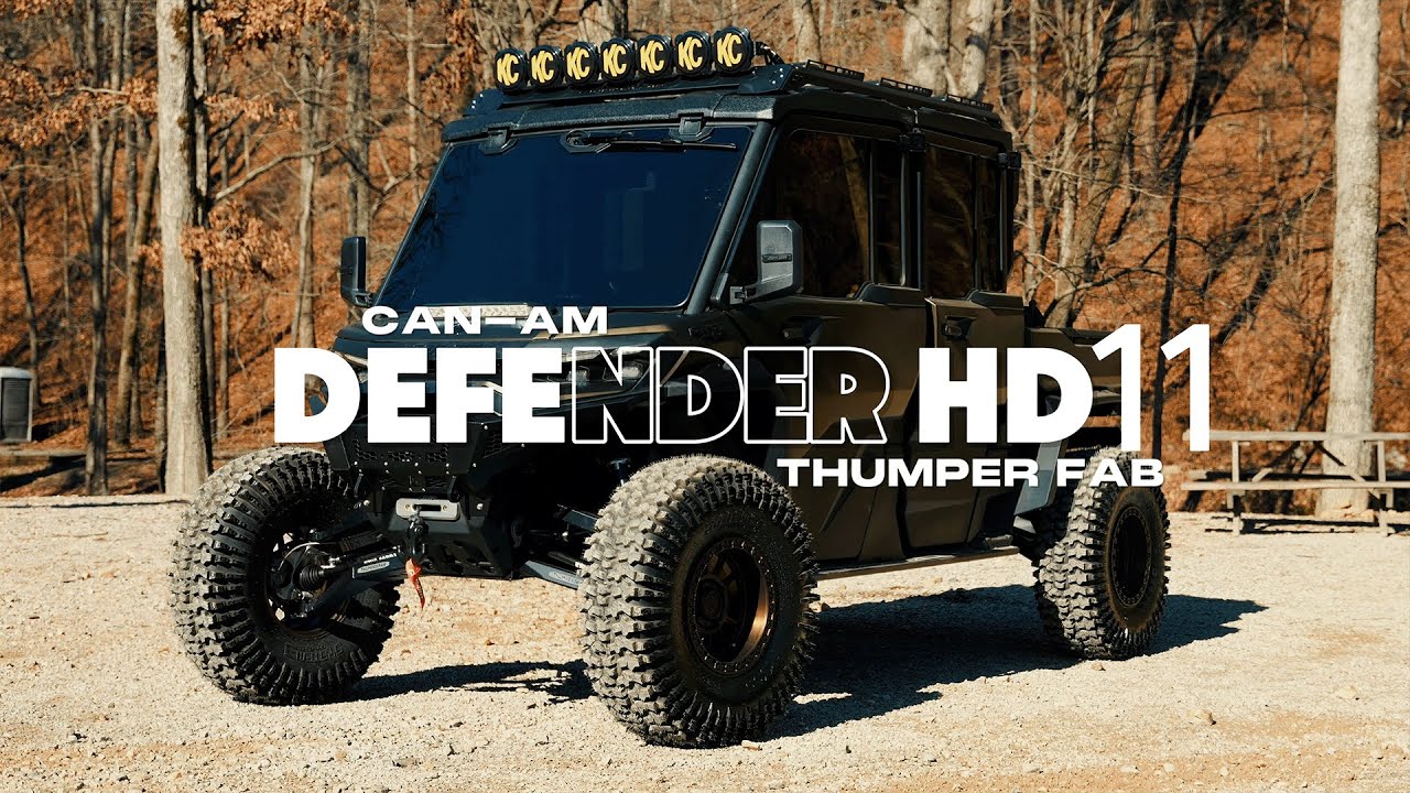 Безумная кастомная сборка Can-Am Defender HD11 MAX Limited LoneStar Edition! | Thumper Fab
