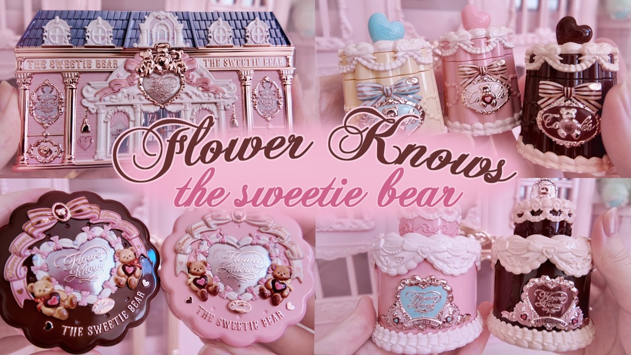 💗 flower knows the sweetie bear all in i fear | unboxing, swatching, yapping