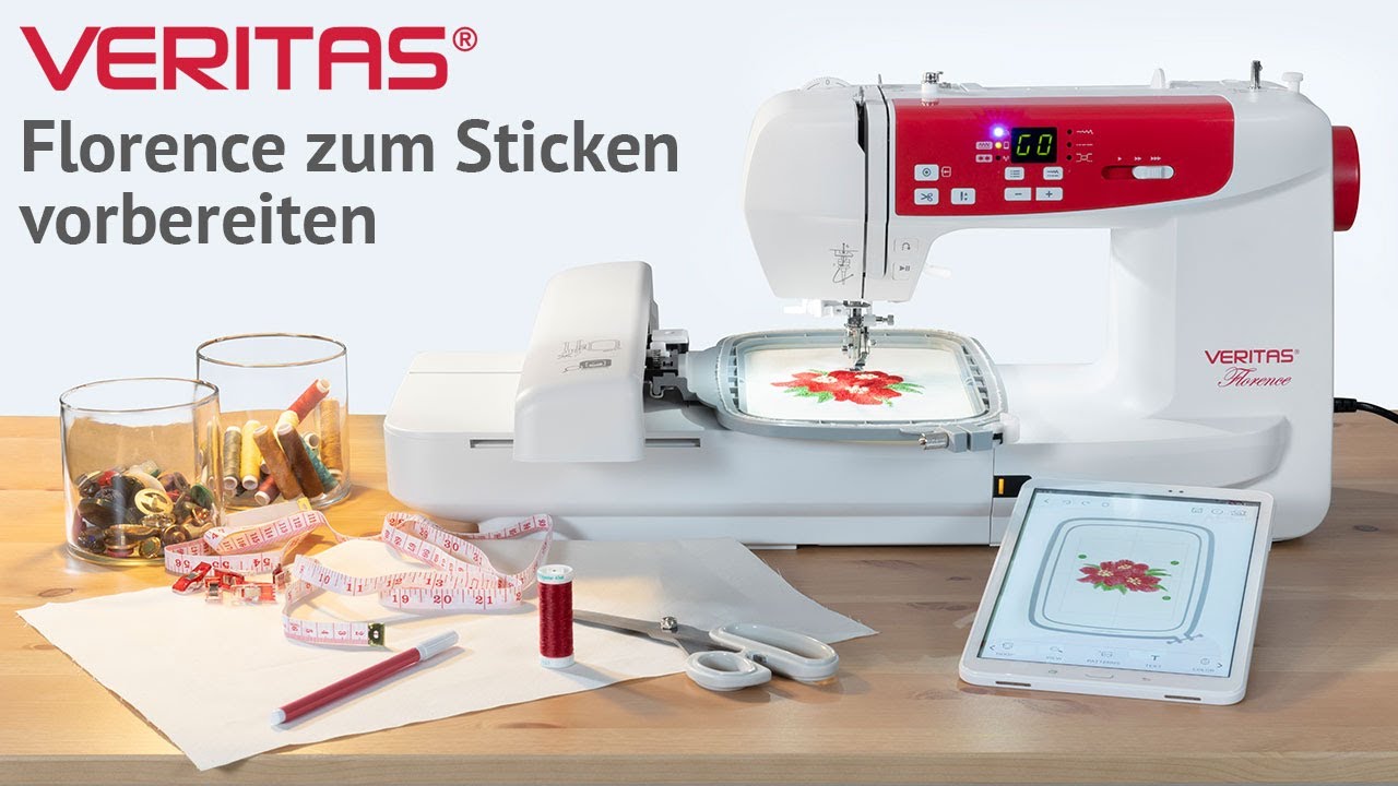 VERITAS Florence - zum Sticken vorbereiten / prepare for embroidery