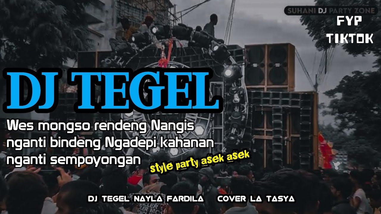 DJ TEGEL NAYLA FARDILA COVER LA TASYA REMIX STYLE VELOCITY BASS HOREG JARANAN!!