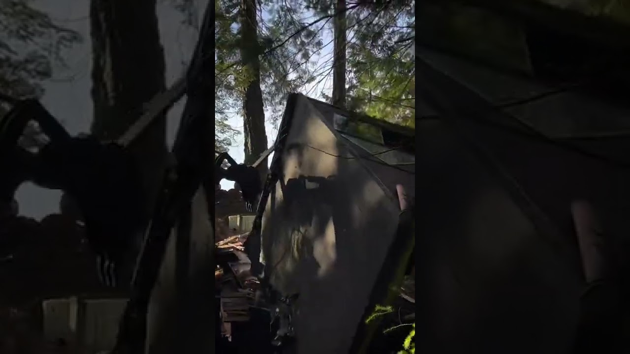 House demolition Timelapse #shorts