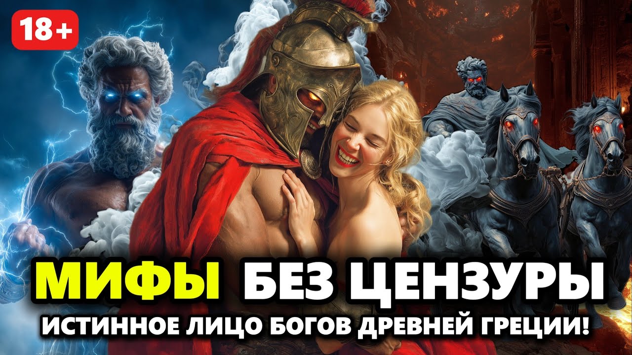 Тёмная сторона Греческой мифологии 🌙 Какими НА САМОМ ДЕЛЕ были боги? / Лекция для сна