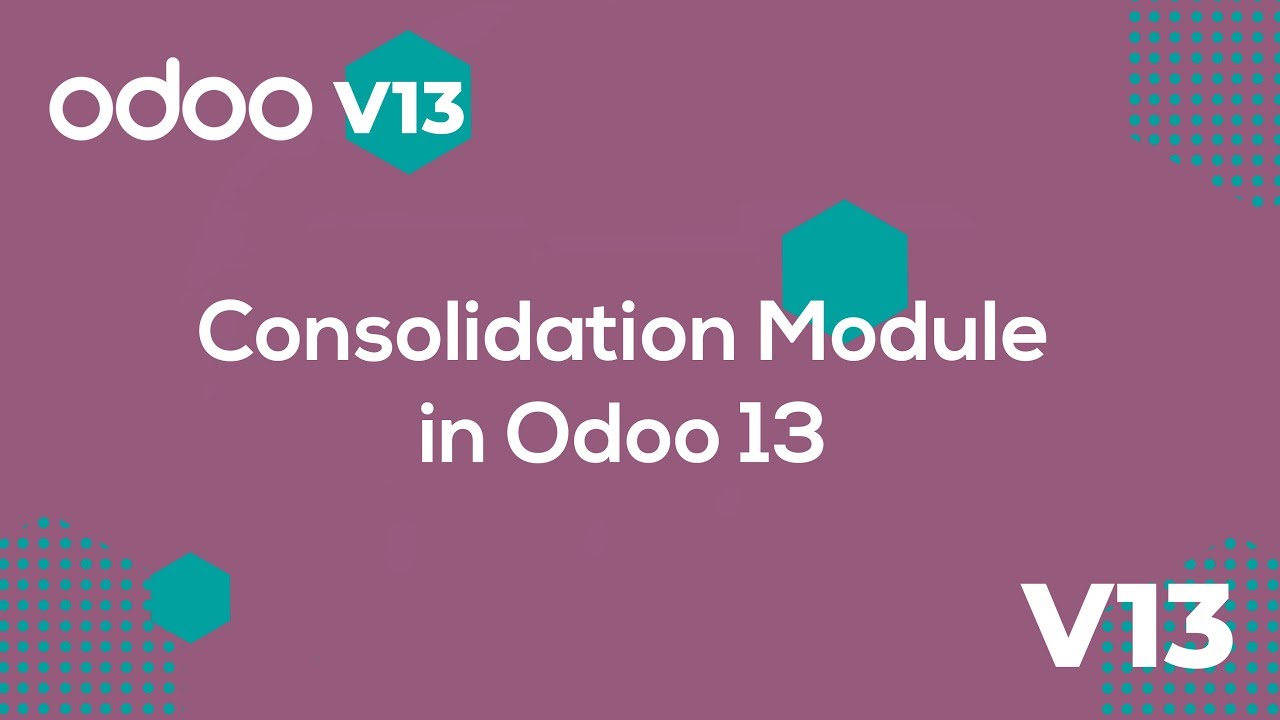 Consolidation Module in Odoo 13