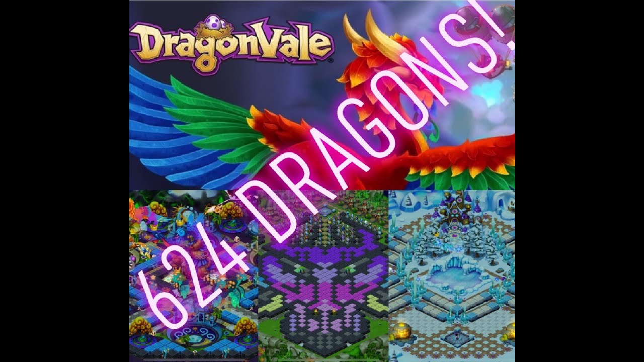 DRAGONVALE - The Best Designs | LVL 140 | All Dragons/Pedestals