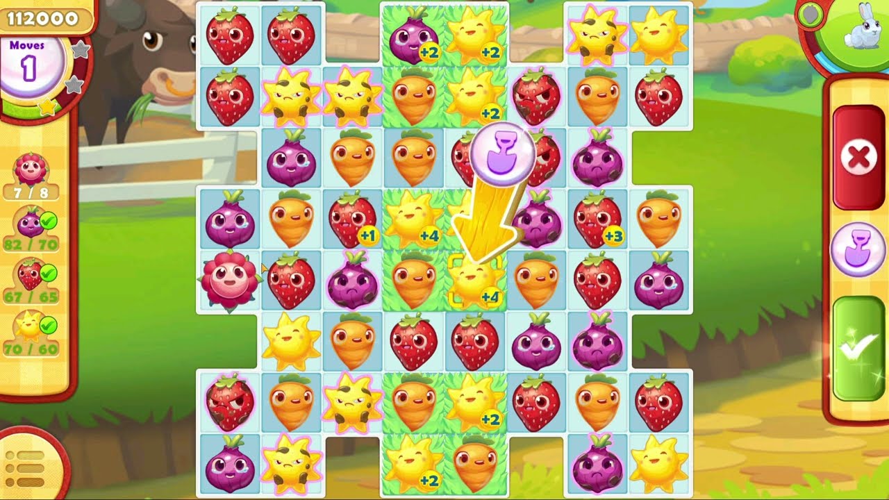 Farm Heroes Saga ( Level 73 ) Android-ios Gameplay-Android Games