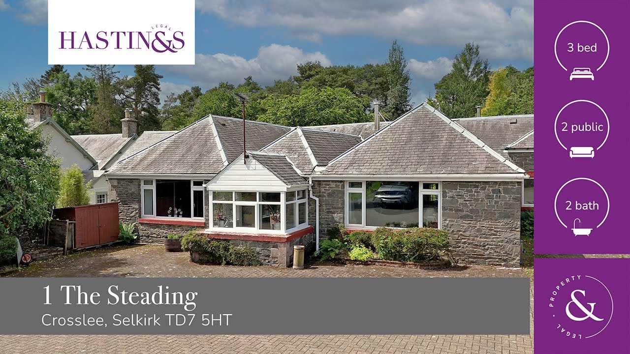 1 The Steading, Crosslee, Selkirk TD7 5HT - Video Tour