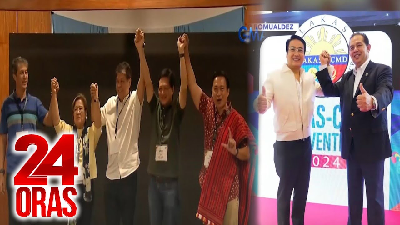 Ex-sen. Pangilinan, senatorial candidate ng LP; Ex-VP Robredo, tatakbong mayor ng... | 24 Oras