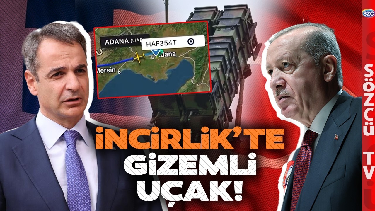 Yunan U&ccedil;ağı İncirlik &Uuml;ss&uuml;'ne İndi! Gizemli U&ccedil;ağın Sırrı Ne? Patriot İddiaları