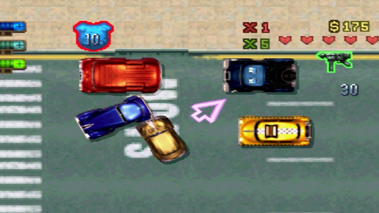 GTA 2 - PS1 Gameplay (4K60fps)