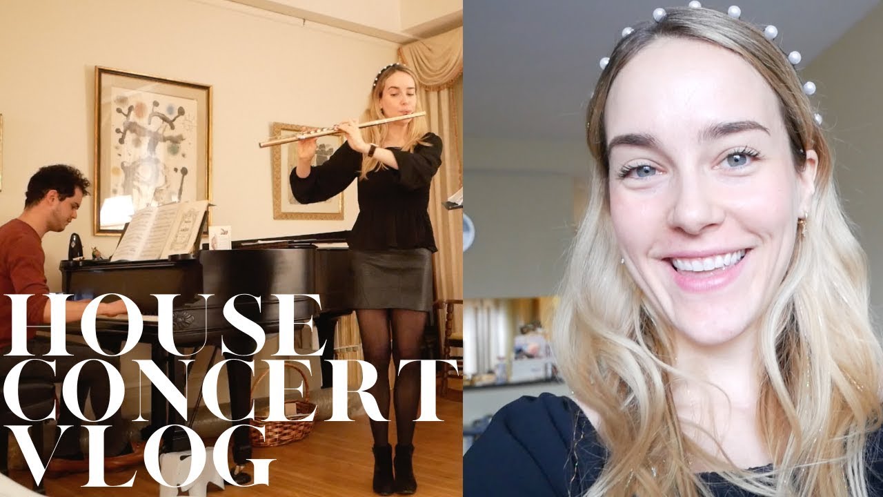 playing a private flute & piano recital in New York City | @katieflute vlogs
